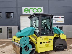 Naudotas Ammann ARP 75C kombinuotas asfalto volas vaizdas iš kampo