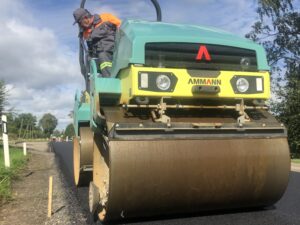 Ammann asfalto volas ARX 45-2 vaizdas iš priekio